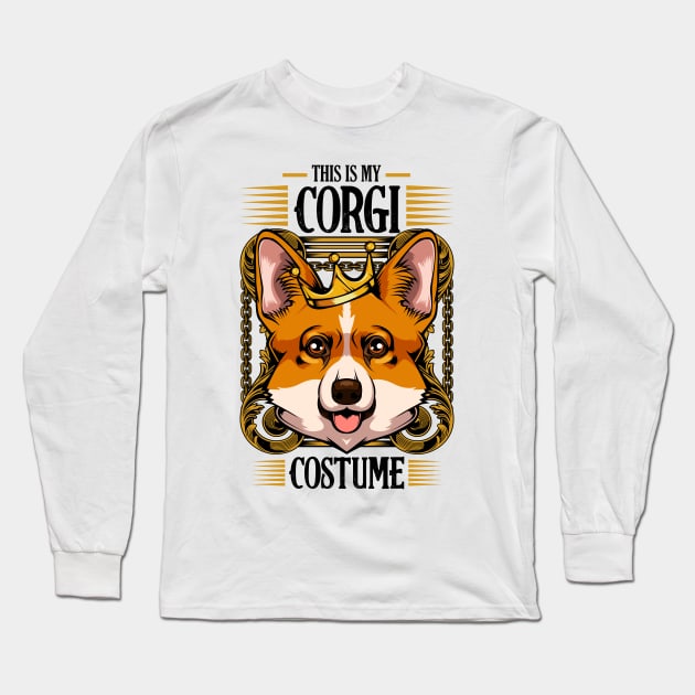 Welsh Corgi - This Is My Corgi Costume Long Sleeve T-Shirt by Lumio Gifts